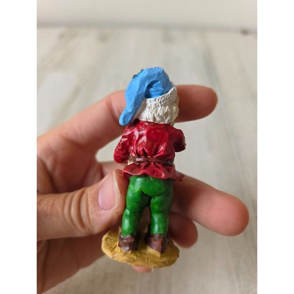 Vintage elf Santa list figurine statue village decor Xmas - Picture 4 of 8